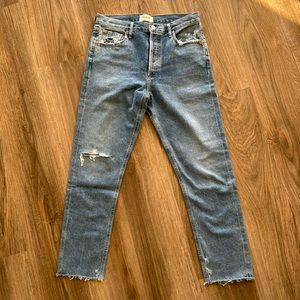 AGOLDE Mid-rise 90s straight leg jeans